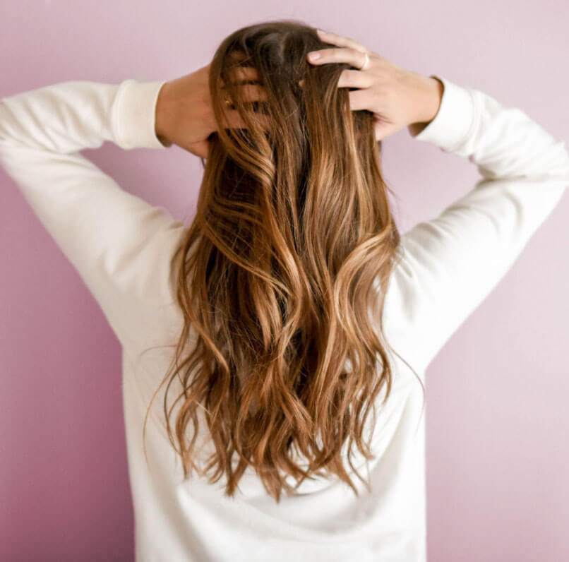 Photo of girl with long ginger hair